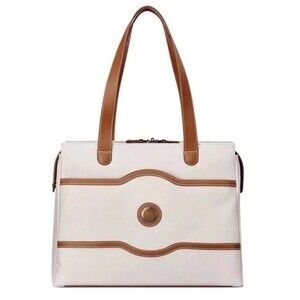 Delsey Chatelet Air 2.0 Shoulder Bag Angora (white/Brown) Travel/Purse/Diaper